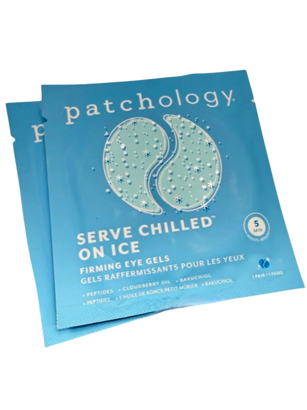 😉 $5.Bundle Patchology Serve Chilled On Ice Firming Eye Gels 2 Packs